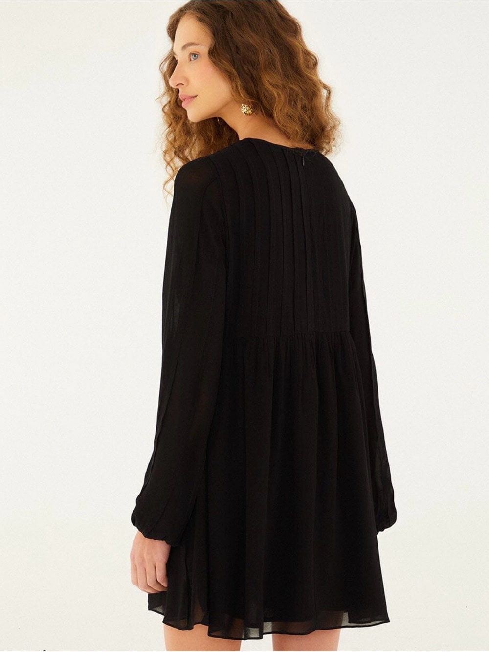 FARM Rio Black Shell Mini Dress - Picture 6 of 6
